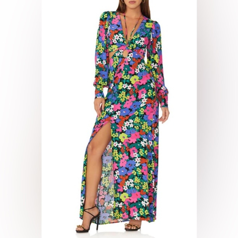 AFRM Vibrant Floral Maxi Dress